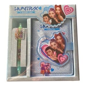 NWT-K-POP DEMON HUNTERS-BLUE JOURNAL AND PEN